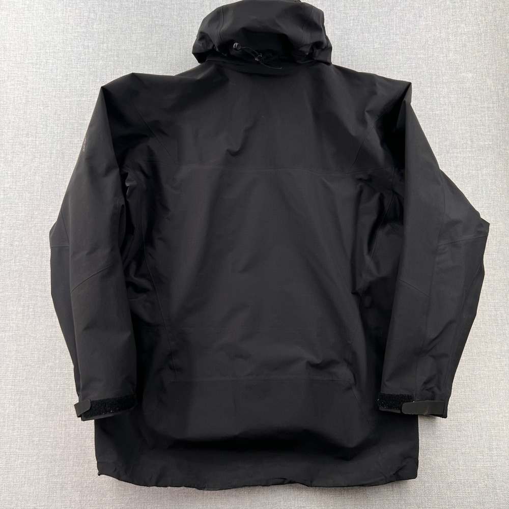 Arc'teryx Alpha AR Gore-Tex Pro Shell Jacket Men Large Black Hiking FLAW - Picture 3 of 13